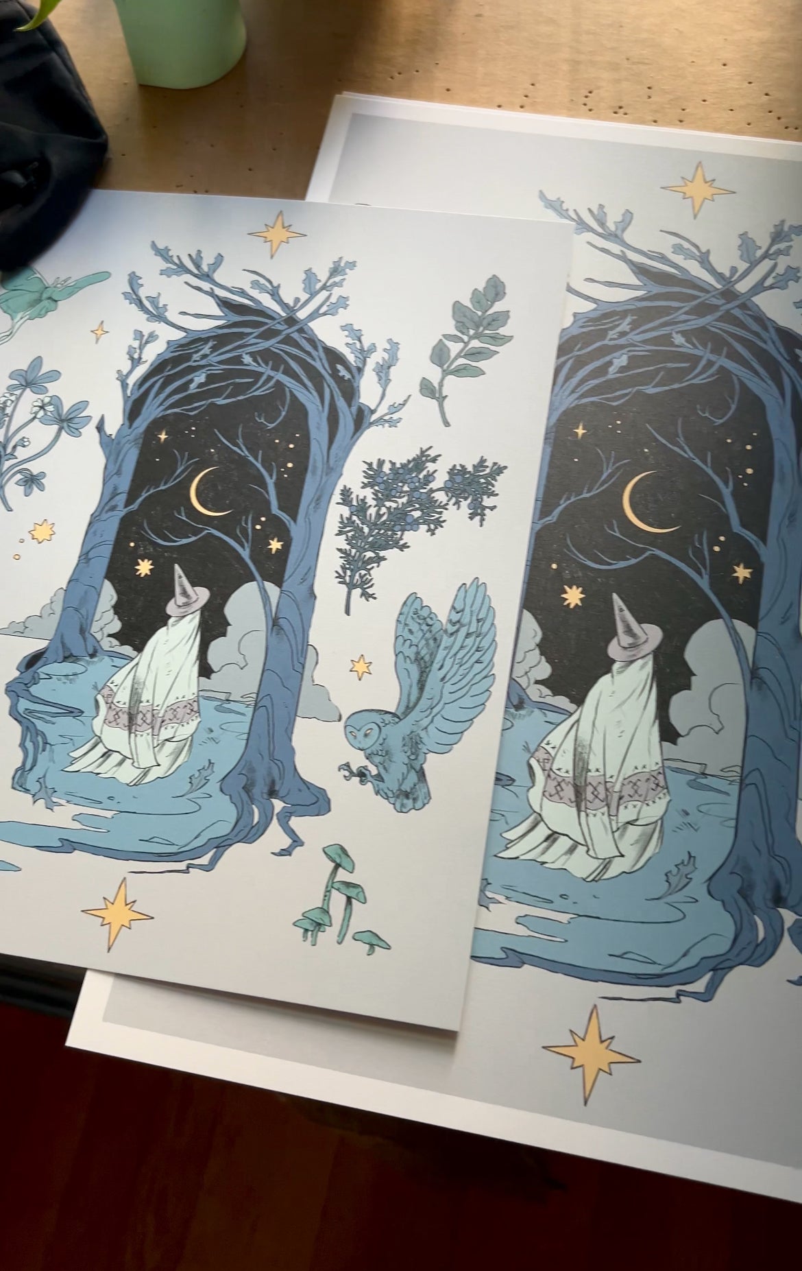 Witch Walk (Light Version) Art Print