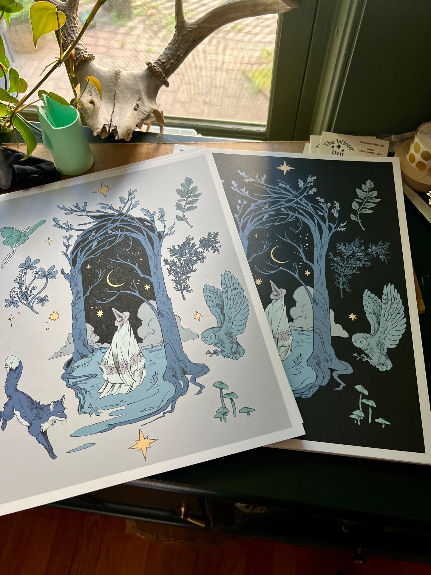 Witch Walk (Light Version) Art Print