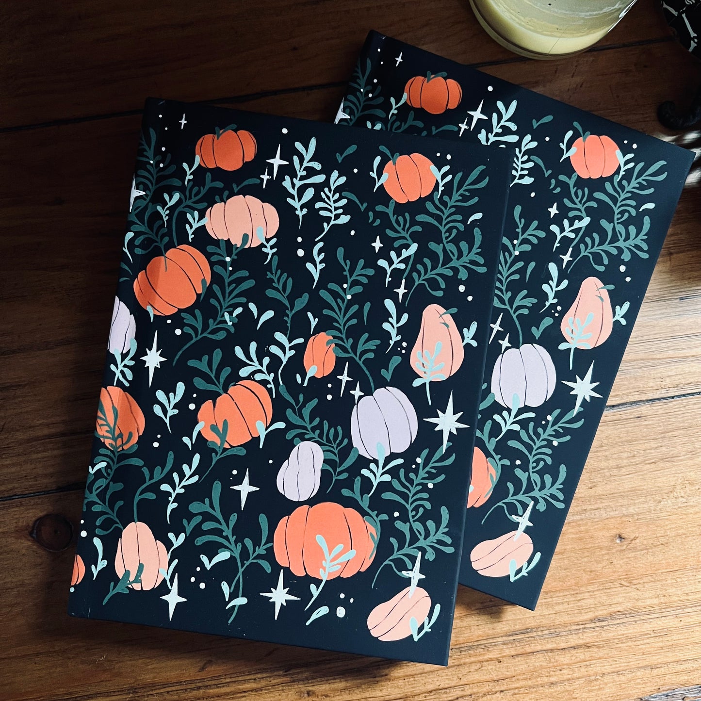 Pumpkin Garden Hardcover Journal