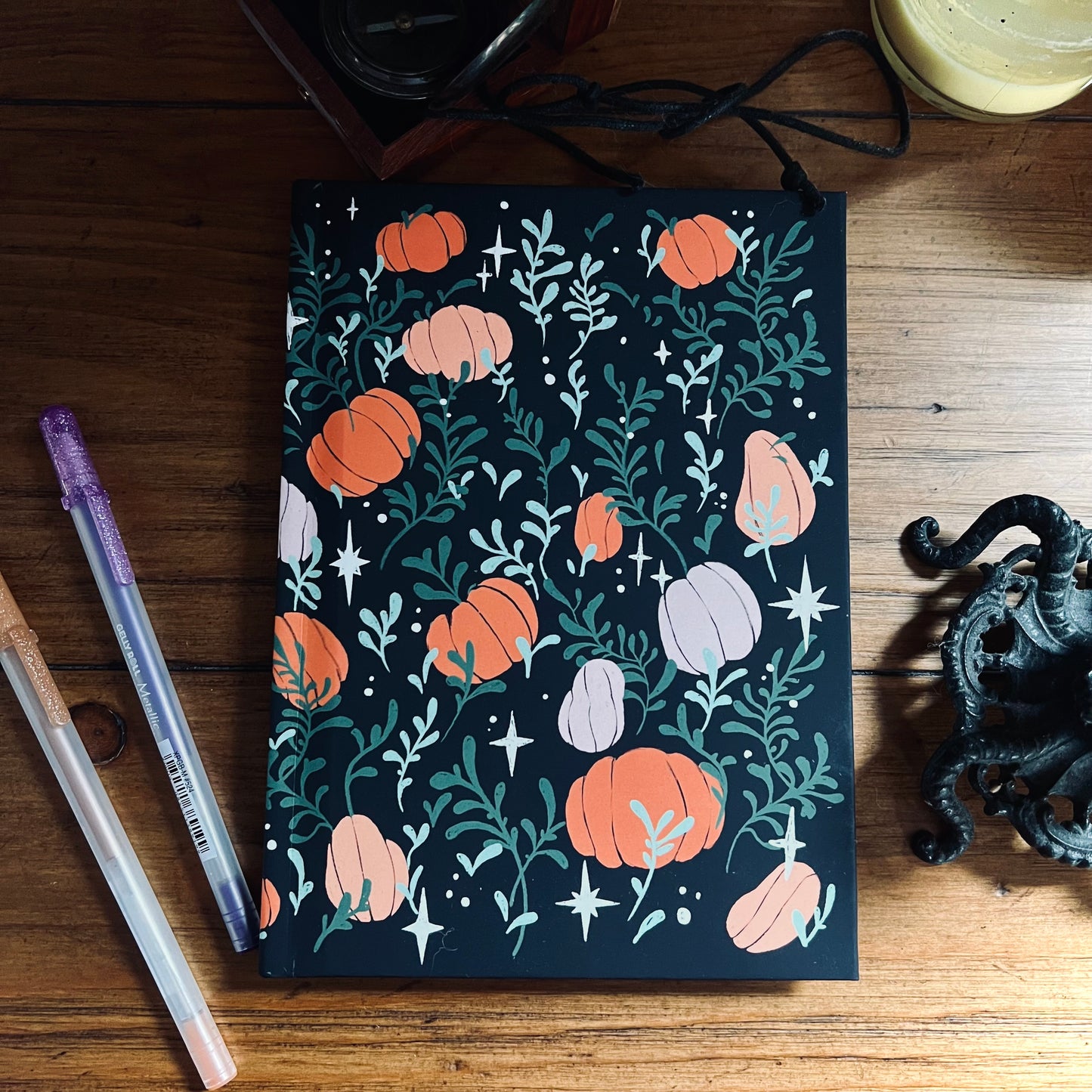 Pumpkin Garden Hardcover Journal