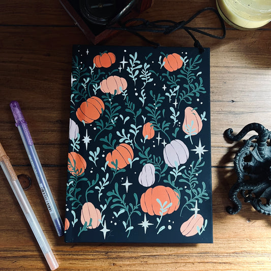 Pumpkin Garden Hardcover Journal